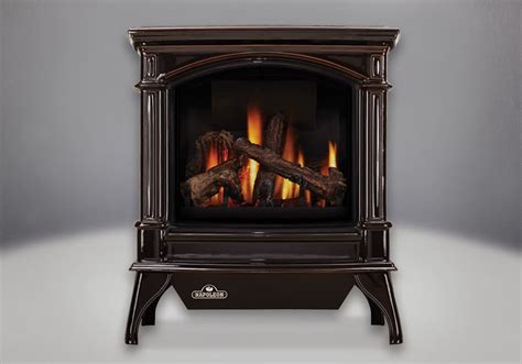 gas stove vented fireplace